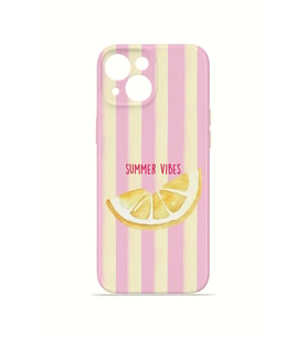 iPhone 15 Vorian İnce Kamera Korumalı Mika Kılıf Summer Vibes Lemon