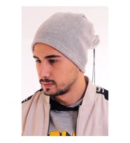 Gri Unisex Erkek Kadın Polar Boyunluk Bere