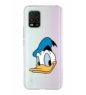 Xiaomi Mi 10 Lite Uyumlu Kapak Donald Duck Tasarımlı Şeffaf Silikon Kılıf