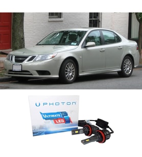 Saab 9-3 Led Xenon Uzun + Kısa Far Ampulü H4 Ultimate Yeni Seri Beyaz
