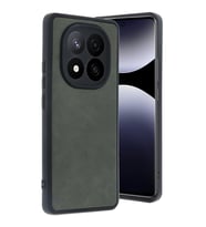 Redmi Note 14 5G Kılıf Aras Deri Kapak - Koyu Yeşil