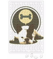 Bulldog Pug Köpek Puzzle 240 Parça Yapboz