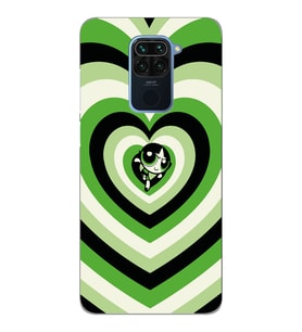 Xiaomi Redmi NOTE 9 Uyumlu Powerpuff Buttercup Tasarımlı Şeffaf Telefon Kılıfı