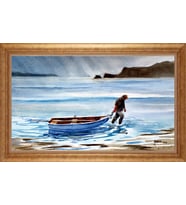 ALTIN ÇERÇEVELİ PASPARTULU TABLO CR1300