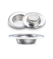 3 Adet Büyük Boy Paslanmaz Çelik Lavabo Süzgeci 11,5 cm MIT1358
