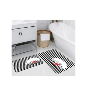 Eliana Home Baskılı 2'li Banyo Paspas Takımı RVG5264