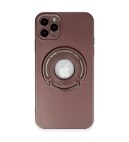 Apple İphone 12 Pro Kılıf Lukka Magneticsafe Kapak - Kahverengi