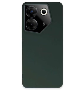Camon 20 Pro 5G Kılıf First Silikon - Koyu Yeşil