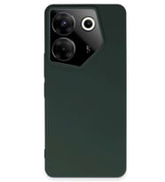 Camon 20 Pro 5G Kılıf First Silikon - Koyu Yeşil