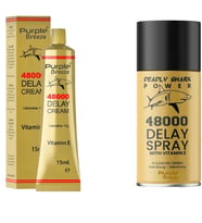 Shark Power Delay 48000 Geciktirîçi Sprey ve Krem Seti- Kaliteli Etkin Alman Ürün