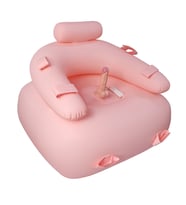 LilituShop 21 cm Titreşimli Penis & El ve Ayak Bağlamalı Şişirilebilir Fantezi Aşk Koltuğu