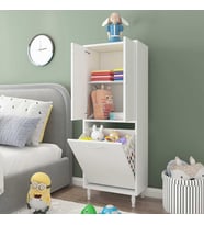 MODİLAYN Gamzem GENÇ ODASI 55x138 cm Oyuncak Sepetli Çocuk Odası Dolabı
