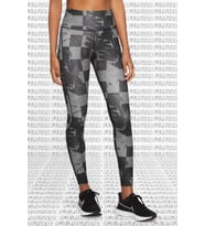 Nike Epic Fast Leggings Graphic 7/8 Baskılı Çok Cepli Toparlayıcı Tayt Siyah