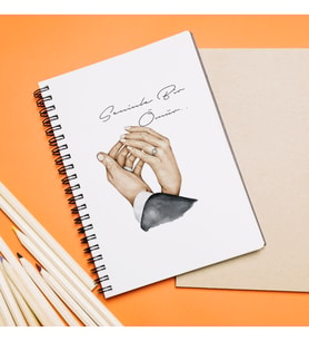 El Ele Sevgili ( Seninle Bir Ömür ) Tasarımlı Defter