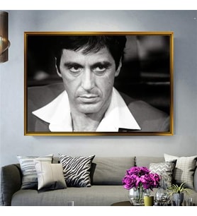 Altın Çerçeveli dekoratif tablo l300 (Gold)