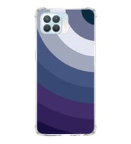 PrintiFy Oppo Reno 4 lite Uyumlu Köşe Korumalı Renk Cümbüşü E Tasarımlı Şeffaf Silikon Kılıf