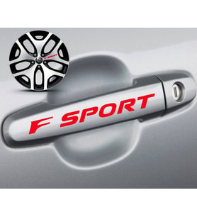 F Sport Kapı Kolu Sticker 10Adet