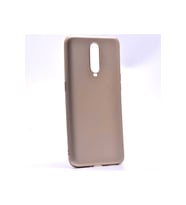 Oppo RX17 Pro Uyumlu Kılıf Zore Premier Silikon Kapak (Gold)