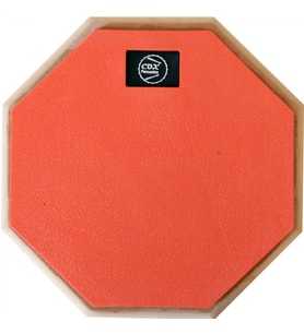Cox PP-ORG8 Çalışma Pedi - 8" Turuncu (Eğitim - Pratik Pedi)  Turuncu Finish, Dayanıklı Kauçuk Yüzey, Ev Çalışmaları İçin Minimum Gürültü Seviyesi  Ölçüler: 8 İnç Çap (Kompakt Boy)