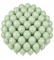 Yeşil Renk Lateks makaron Balon (30 cm) - 50 Adet