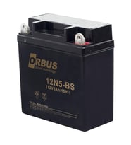Orbus 12V 5AH Elektrikli Karbon Bisiklet Aküsü 12N5-BS