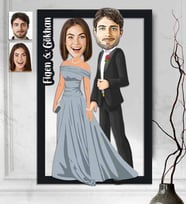 Kişiye Özel 3D  Ahşap Tablo Sevgili 30x40 -25