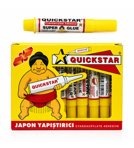 1.4 Gram Japon Yapıştırıcı - 1 Adet - İnce Uçlu Başlık - Hızlı Kuruma Özellikli