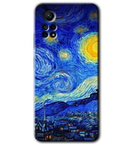 Redmi Note 12 Pro 4G Kılıf HD Desen Baskılı Kılıf - Starry Night
