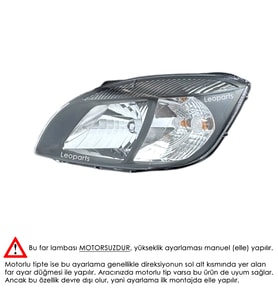 LEOPARTS Kia Rio Far Lambası Sol (Elektrikli / Motorsuz) 2009-2011 92101-1G630
