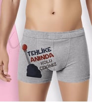 BK Gift Özel Tasarım Eğlenceli Erkek Boxer Serisi - Model 40