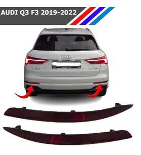 Otozet - Audi Q3 F3 Arka Tampon Reflektörü Sol ve Sağ Takım 2019-2022 83A945106