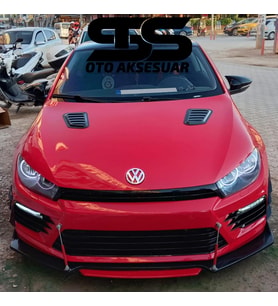 Volkswagen Scirocco Uyumlu Piano Black Kaput Üstü Havalandırma Izgarası