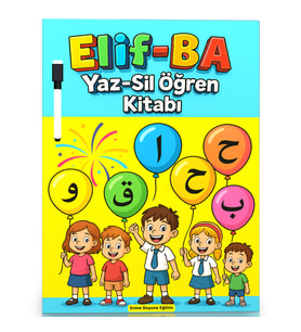 Elif-BA YAZ-SİL Öğren Kitabı