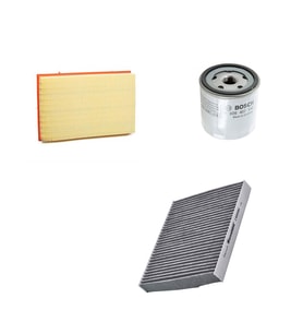 Bosch Filtre Bakım Seti Seat İbiza 1.4 Benzin 2002-2008 Hava + Yağ f. + Polen Filtre Sardes