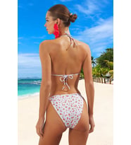 Modern Desenli Bikini Takımı Klora Dayanıklı UV Korumalı Su Sporları İçin Yüksek Konfor