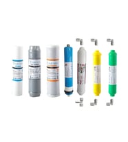AQUAFLY Su Arıtma Filtresi Çift Karbonlu 7li Takım YEDEK  Arıtıcı Filtresi 10' AÇIK KASA UYUMLU