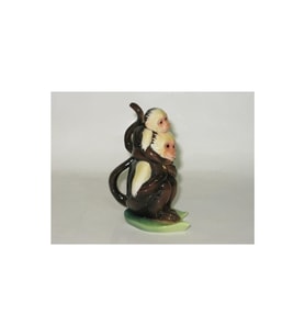 Franz Collection Monkey Porselen Biblo