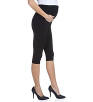 LuvmaBelly MYRA8003-8004-8010 Beli Ayarlanabilir Hamile Tayt (Siyah)
