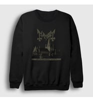 Presmono Unisex Siyah The True Mayhem Sweatshirt 65110tt