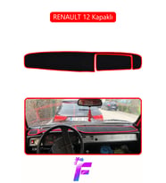 RENAULT 12 KAPAKLI Uyumlu Torpido Örtüsü Yansıma Önleyici Tam Koruma Hızlı Montaj J33