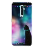 Oppo Reno 2Z 4 Lite 4 Pro 5 6 7 A31 Kılıf Desemli Silikon Window Cat 1787