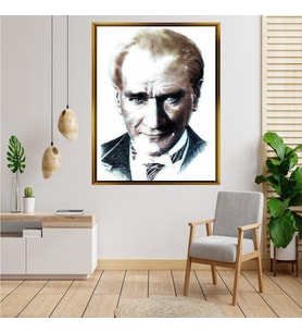 ÇERÇEVELİ ATATÜRK TABLO S48