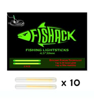 Fishack Powder Balıkçı Fosfor Çiftli 45*39mm 10'lu