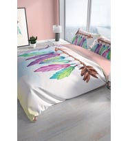 Sleep 3d Pamuk Saten Çift Kişilik Nevresim Seti