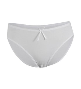 Yıldız 3910 Beyaz Likralı Bambu Kadın Bikini Külot