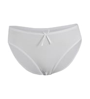 Yıldız 3910 Beyaz Likralı Bambu Kadın Bikini Külot