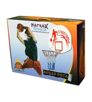 Matrax Oyuncak Ahşap Basketbol Pota - Renkli - Seri No:225
