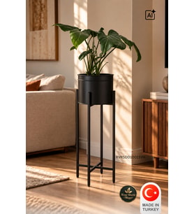 River World Çiçeklik Rengi Siyah Saksılığı Tek