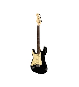 Stagg SES-30BLKLH Siyah Solak Elektro Gitar
