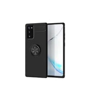 Samsung Galaxy Note 20 Uyumlu Kılıf Zore Ravel Silikon Kapak (Siyah)
